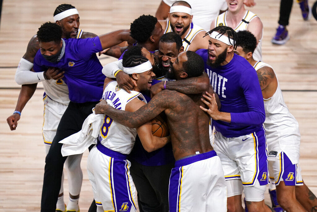 APTOPIX NBA Finals Lakers Heat Basketball